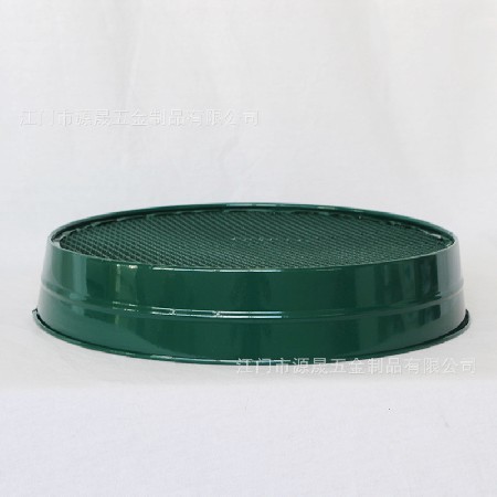 OEM定制镀锌铁皮筛网 3/8“花园网筛 圆形绿色金属铁皮筛网